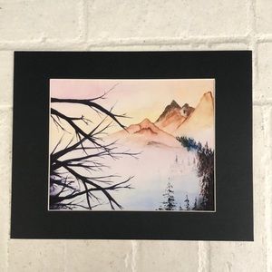 Original art print of a watercolor painting